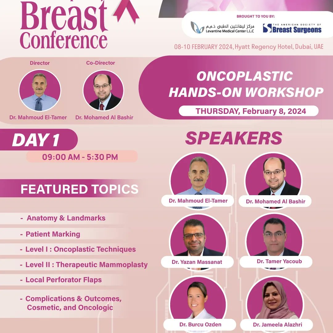 Empowerment in Action! 🌟 

Unveiling our Breast Cancer Conference Workshops on Day 1 ! 🎯

Dive into hands-on sessions, gain insights from experts, and contribute to the progress in breast health. ✅

Register Now: shorturl.at/dfgrv

#MCO #7thIMBC #WorkshopAnnouncement