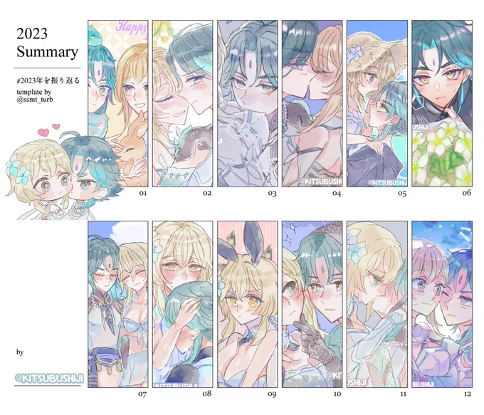 𝕩𝕚𝕒𝕠𝕝𝕦𝕞𝕚𝟚𝟘𝟚𝟛
#2023年を振り返る
#魈蛍 #xiaolumi 