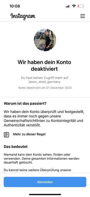 Leider wahr 🤔 it&rsquo;s true &hellip; Instagram and Facebook have deleted my accounts today &hellip; any ideas? #weedmob<a href="/tag/weedmob"class="tags"><span>#weedmob</span></a>