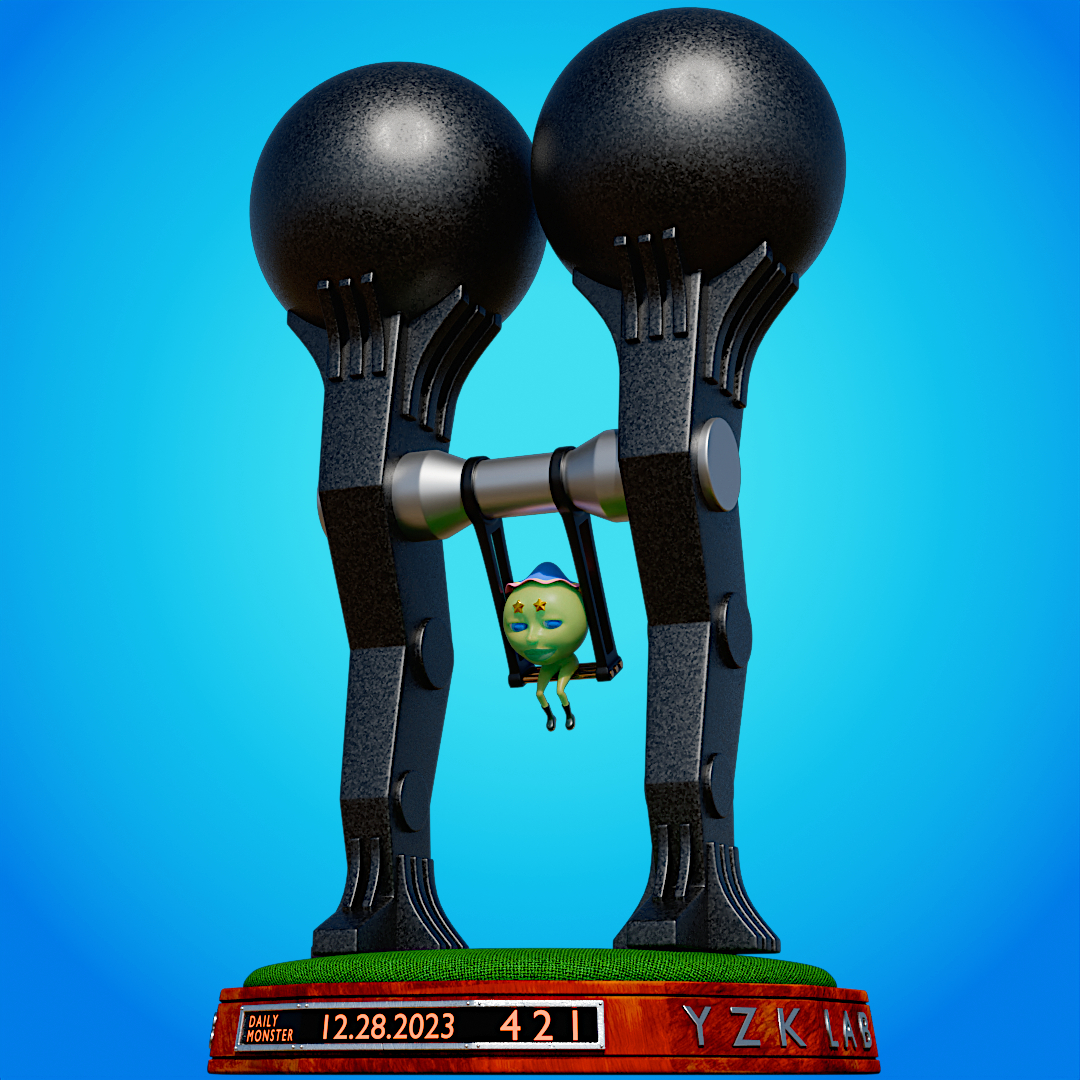 Daily Monster :
DM421
#daily_monster #swing #steelstructure #ball #yzklab #fotocat #3dillustration #3dcharacter