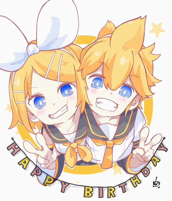 鏡音誕#鏡音16周年 #鏡音リン #鏡音レン #鏡音レン誕生祭2023 