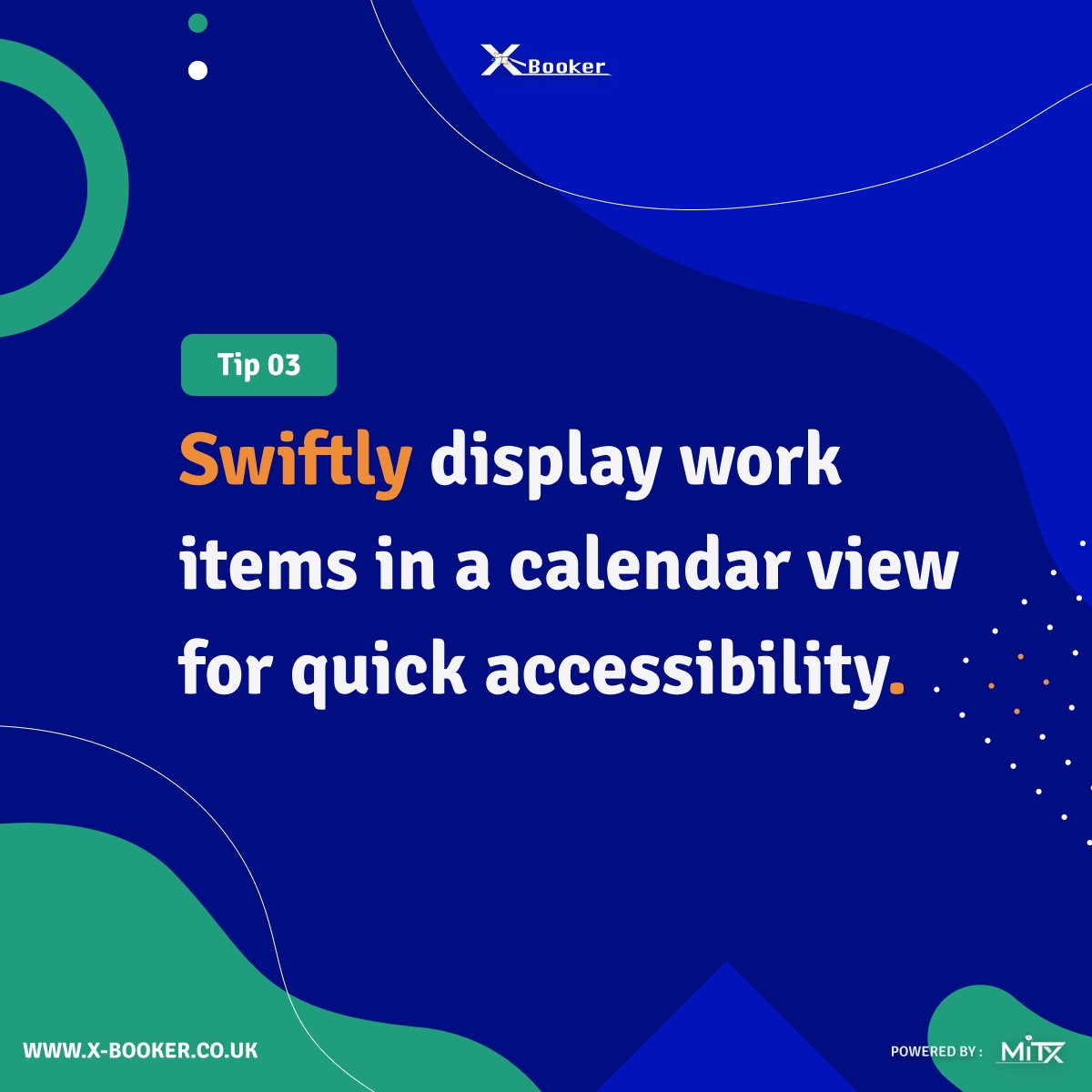 Unlock the full potential of productivity with X-Booker! 💼✨ Here's a quick tip: streamline your scheduling by utilizing recurring appointments. Save time and stay organized effortlessly! 📅💻 
Learn More: x-booker.co.uk #XBookerTips #ProductivityHacks