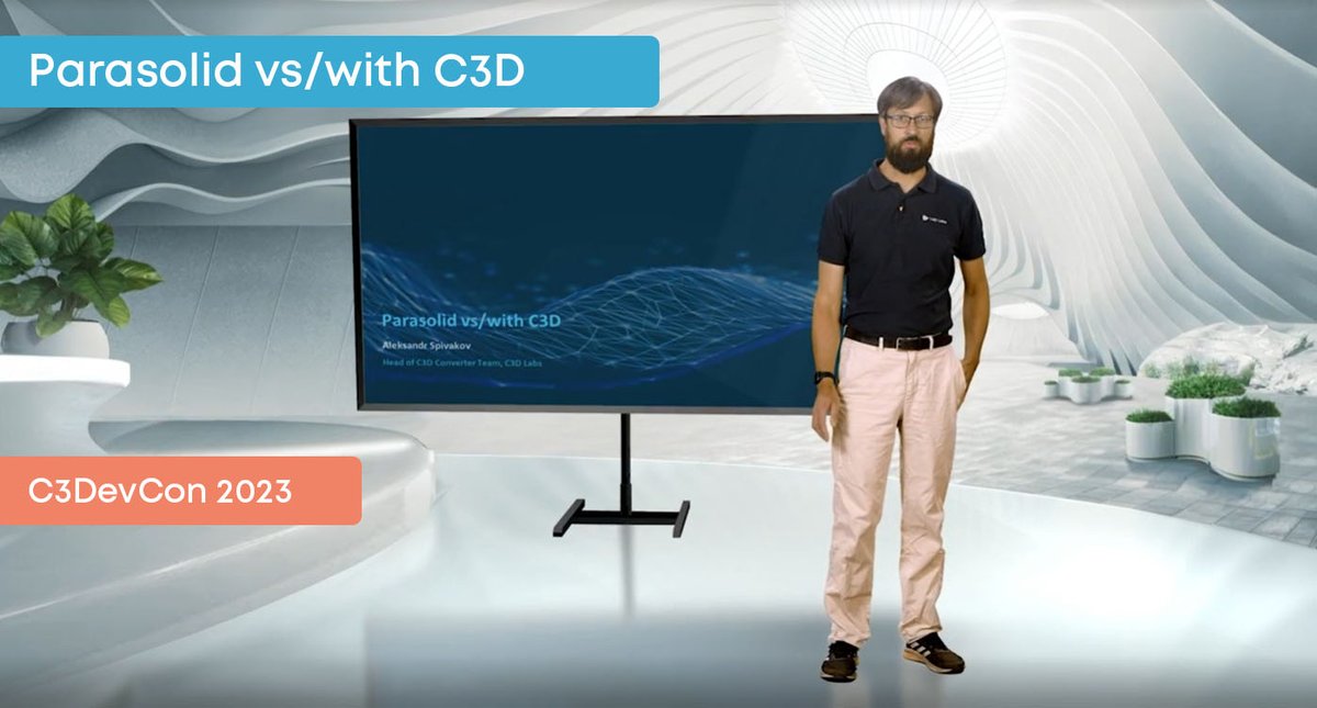Check out our new C3DevCon 2023 video! Alexander Spivakov, #C3DConverter Team Lead, provided an overview of the updates of the C3D Converter component, and explained how C3D can work with the Parasolid ecosystem: youtu.be/Y1RUQEPbMOk