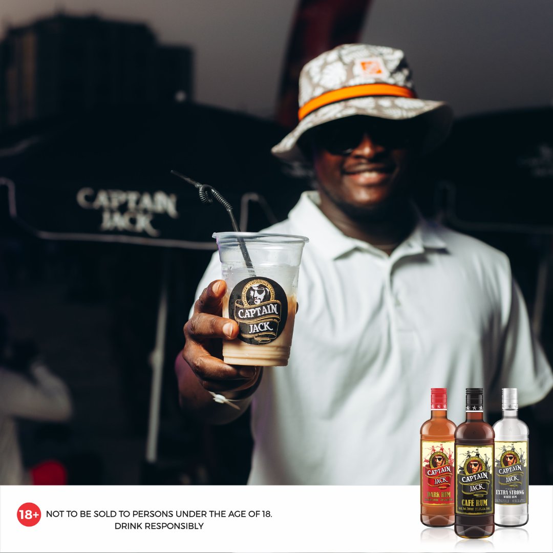 captainjackrum's tweet photo. Kick back and enjoy the holiday season with the smooth taste of Captain Jack Rum

#captainjackrum
#captainjackrum_official
#rum #rumspirit #madeinnigeria
#drinks #drinkideas #cocktailsideas #drinkoftheday #lagoscocktail https://t.co/mpTbGeINpZ