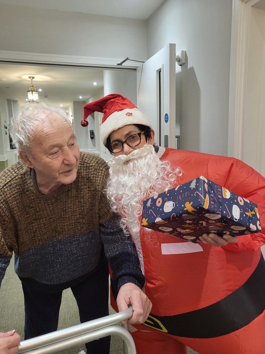 This festive season, joy and warmth filled the air at Castle Grange Care Home in #Scarborough as Father Christmas paid a special visit to our beloved residents! 
#carehomes #lifestylechoice #FestiveFun