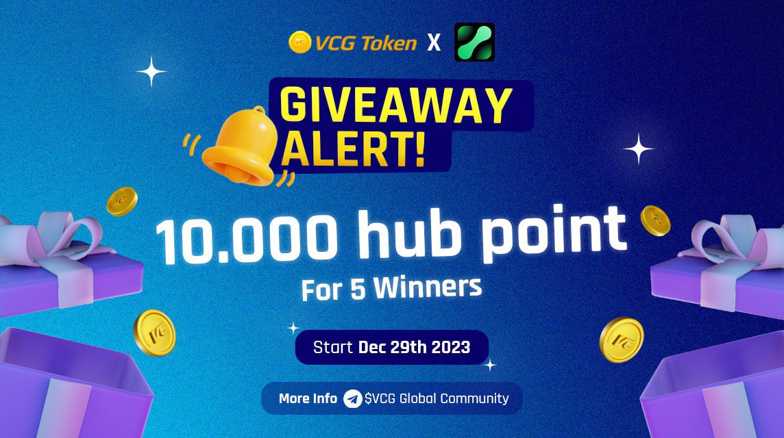 GIVEAWAY ALERT!👣 @VCGamers_io x @3hub_io 🚀 Get rewarded for partnership celebration👋 🎁 Reward : 10k hub points raffle for 5 winners 📆 Giveaway End : Jan 6 To enter : - Complete task : s.giveaway.com/11jn00a - Likes, RT, Comment Goodluck!