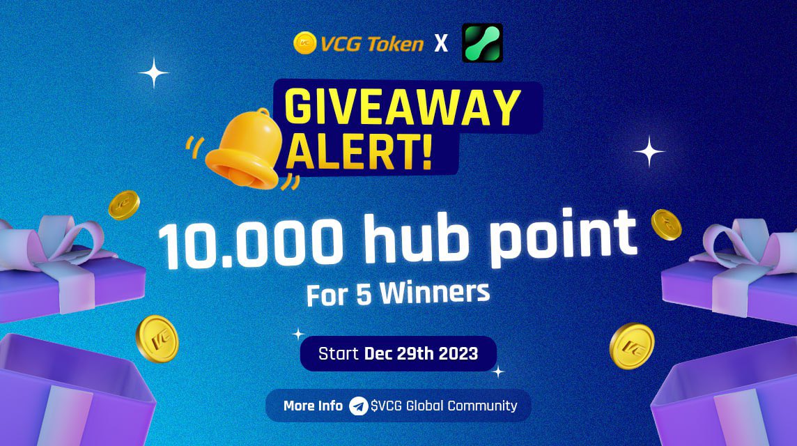 GIVEAWAY ALERT!👣
<a href="/VCGamers_io/">VCGamers</a> x @3hub_io 🚀
Get rewarded for partnership celebration👋

🎁 Reward : 10k hub points raffle for 5 winners
📆 Giveaway End : Jan 6

To enter :
- Complete task : s.giveaway.com/11jn00a
- Likes, RT, Comment

Goodluck!