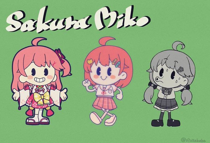 カートゥーンみこち #miko_Art