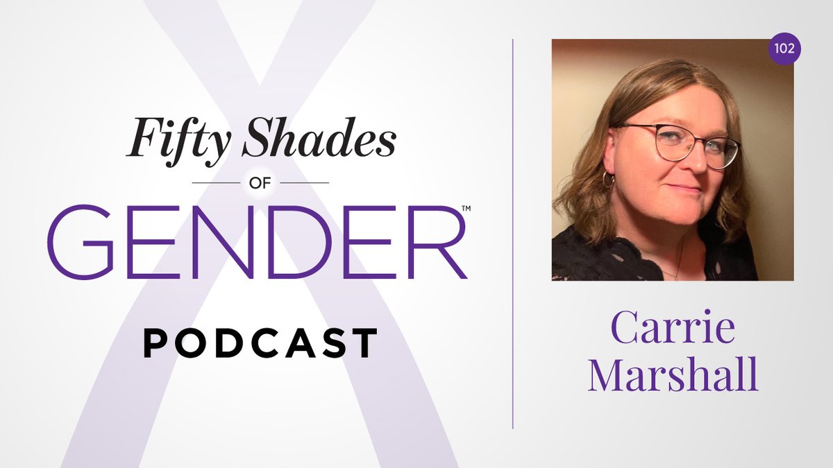 In episode 102 of the #podcast, Esther has a conversation with musician, writer, &amp; author of Carrie Killed A Man, Carrie Marshall (she/her), who is a #trans woman, a #lesbian, &amp; #demisexual.

fiftyshadesofgender.com/carrie

#FiftyShadesofGender #50ShadesofGender

#transgender #adhd