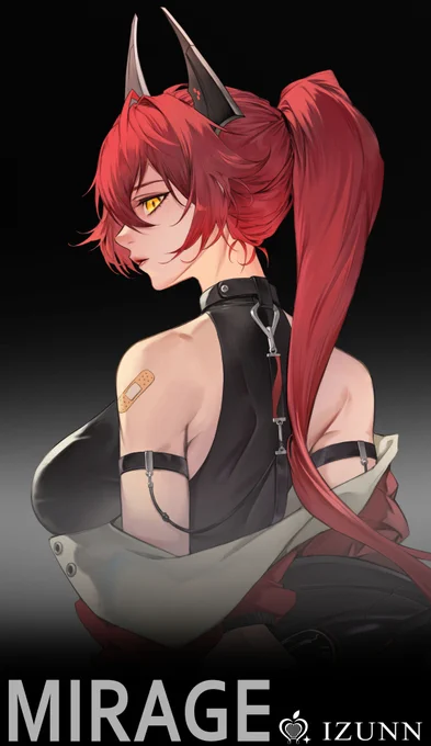 IZUNN()さんのNIKKEファッション誌合同本「MIRAGE」で レッドフードを描きました! ありがとうございます。
