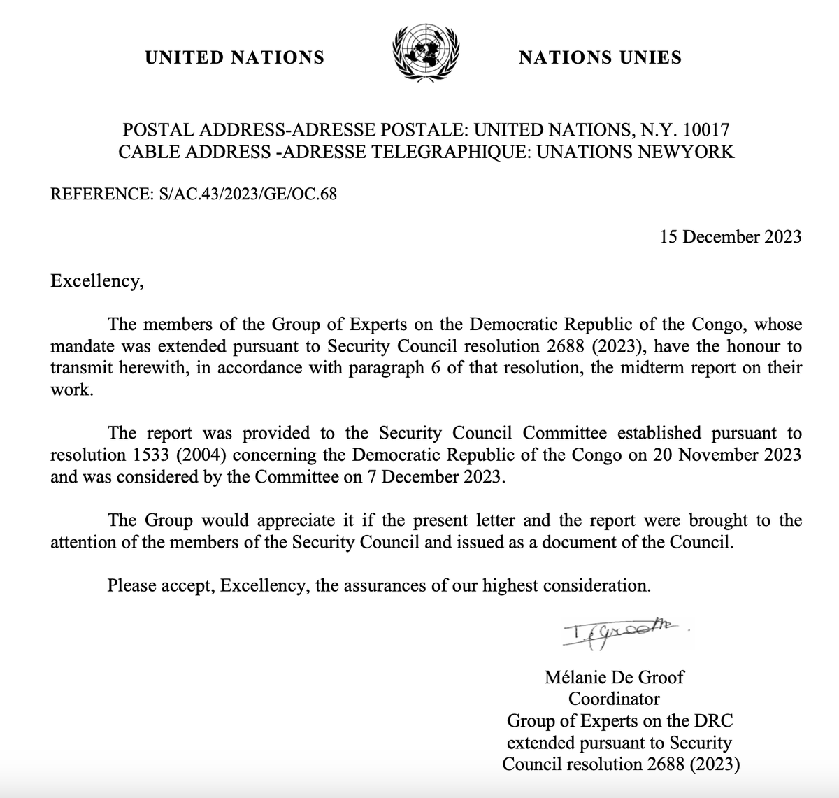 Conspiracygl's tweet photo. #DRC_ConspiTheory #GoDRC_FDLR_Wazalendo #Genocide_Ideology
New UN Group of Experts Report Confirms Coalition GoDRC-FDLR-Wazalendo-FDNB-Mercenaries
◾️UN GoE report confirms active Coalition of #GoDRC with GENOCIDAL forces #FDLR & Wazalendo threatening regional stability. 1/ https://t.co/PjPa75RO1g