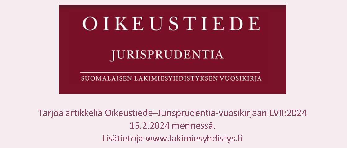 @Lakimiesyhdisty #Oikeustiede-vuosikirja #oikeustiede #avointiede