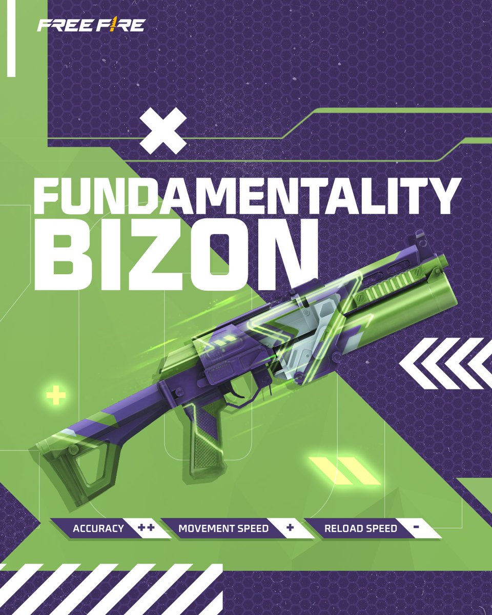 FFMYOfficial's tweet photo. Masa untuk mendapatkan skin epik ini untuk senjata kegemaran anda: BIZON!

Dengan peningkatan ketepatan dan jarak, anda tidak akan dapat dihalang dalam pertempuran jarak pertengahan! 😎⚡

Spin dan menangi skin Bizon Fundamentally hari ini! 💯

#FreeFire https://t.co/7LZueKYXxI