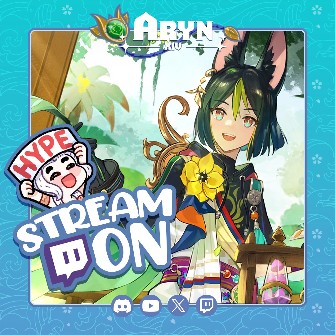 🔴STREAM ON🔴

🌿Hoy abro stream con #GenshinImpact empezando la Storyline de Sumeru🌿
Es posible que también tenga que hacer la legendaria de Kokomi porque me lo pide la guia, pero vaya...

Os espero a todos en twitch, en 5 minutines.

💜Link: twitch.tv/aryn_xiv