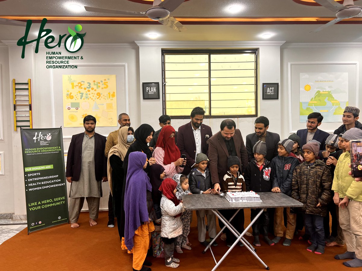 heroofficialorg's tweet photo. On Dec 25th, HERO brought joy to orphaned children at Noreen Zindagi Welfare Trust with a heartwarming Quaid Day celebration. Founder Mr. Saqib Ur Rehman joined us and thanks to the generous sponsorship from Mr. and Mrs Anayat, a memorable day of joy and positive impact unfolded. https://t.co/20I6dDiN7j