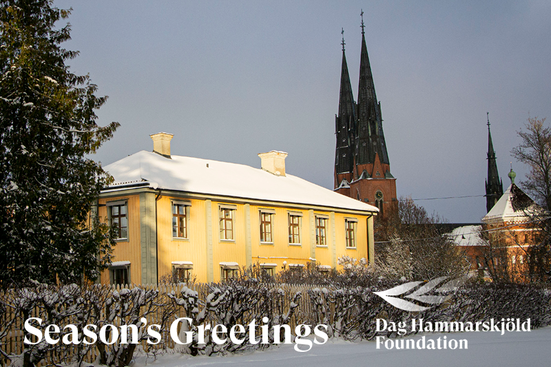 DagHammarskjold's tweet photo. From all of us at the Dag Hammarskjöld Foundation, we wish you a happy holiday season, and a special season's greetings from our Executive Director: https://t.co/6iJ8o5lgYf] https://t.co/PX1NB2AEP3