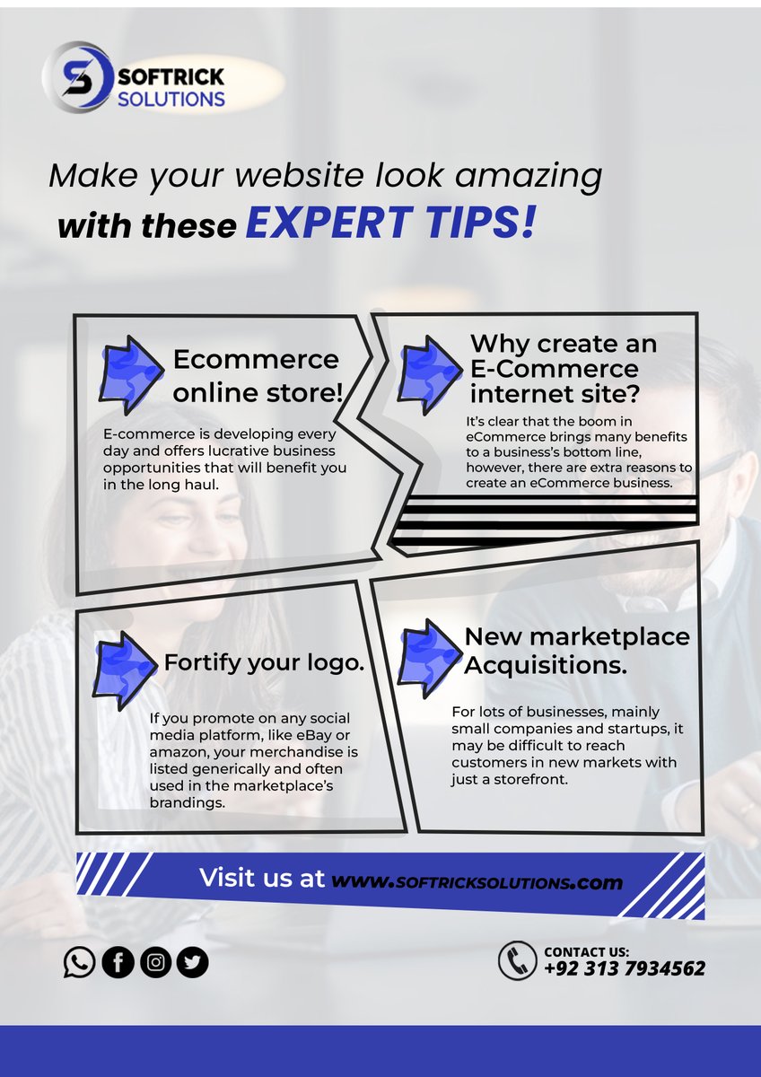 softriksolution's tweet photo. 𝐌𝐚𝐤𝐞 𝐲𝐨𝐮𝐫 𝐰𝐞𝐛𝐬𝐢𝐭𝐞 𝐥𝐨𝐨𝐤 𝐚𝐦𝐚𝐳𝐢𝐧𝐠 𝐰𝐢𝐭𝐡 𝐭𝐡𝐞𝐬𝐞 𝐞𝐱𝐩𝐞𝐫𝐭 𝐭𝐢𝐩𝐬!
𝗩𝗶𝘀𝗶𝘁 𝗼𝘂𝗿 𝘄𝗲𝗯𝘀𝗶𝘁𝗲: https://t.co/Ho3FuShC4W
𝗖𝗼𝗻𝘁𝗮𝗰𝘁 𝘂𝘀: info@softricksolutions.com
#SoftrickSolutions #onlinebusiness #business #ecommerce #linkedin #seo https://t.co/TGJSpc3Ghz
