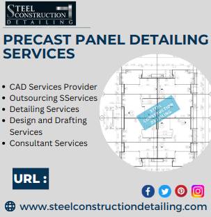 Our expert #PrecastPanelDetailingEngineeringServices ensures seamless integration, accuracy, and timely delivery.

URL :
t.ly/HRQhR

#PrecastPanelDetailing #PrecastPanelDesign #PrecastPanelDrafting #CADServices #SteelCAD