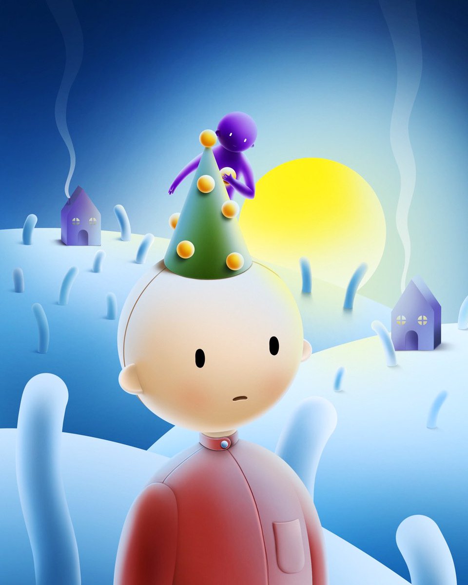 Happy Holidays 🎄 
#surreal #procreate