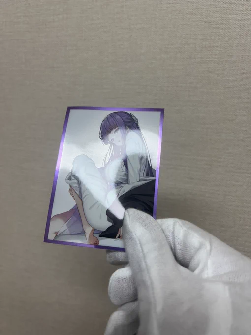 スリーブの実物② 