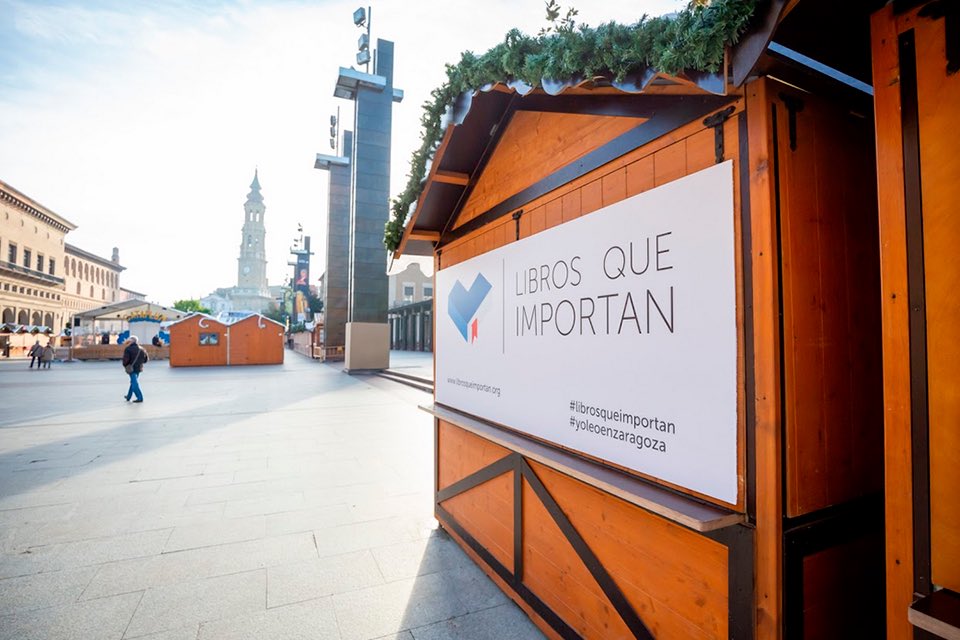 zaragoza_es's tweet image. Vuelve el intercambio de #Librosqueimportan a la plaza del Pilar de #Zaragoza, hasta el 30DIC
1. Elige un libro importante para ti, y dedícalo
2. Completa el formulario
3. Tráelo envuelto
4. Llévate otro
Info. &amp;gt; bit.ly/3Ru7awk