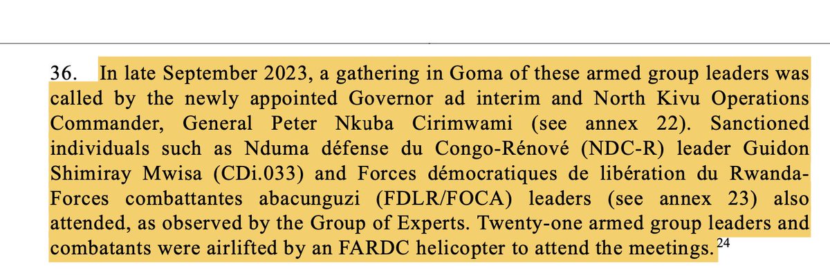 Conspiracygl's tweet photo. ◾️UN GoE reports that #GoDRC Wazalendo_reserve militia comprises GENOCIDAL #FDLR & 20+ other armed groups. 2/ https://t.co/BbRZt8dSpV