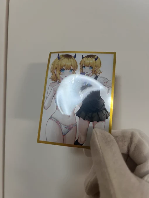 スリーブの実物③ 