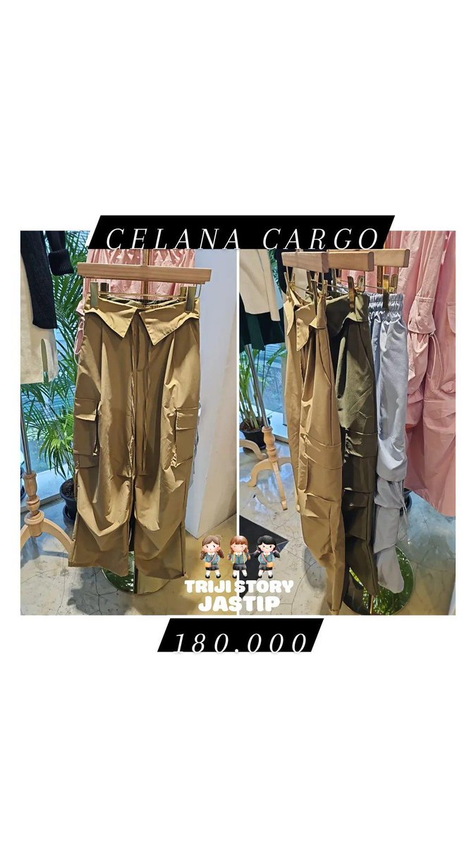 Open Jastip Bangkok Thailand

Celana Cargi = 180k

- Harga Bersih INA
- Harga Belum termasuk ongkir ketujuan
- Pengiriman Cargo est. ± 10-14 hari kerja setelah dikirim dari WH

#jastipbangkok #jastipbkk #jastipthailand #jastipcargo #cargo #bangkok #thailand #celanacargo #celana