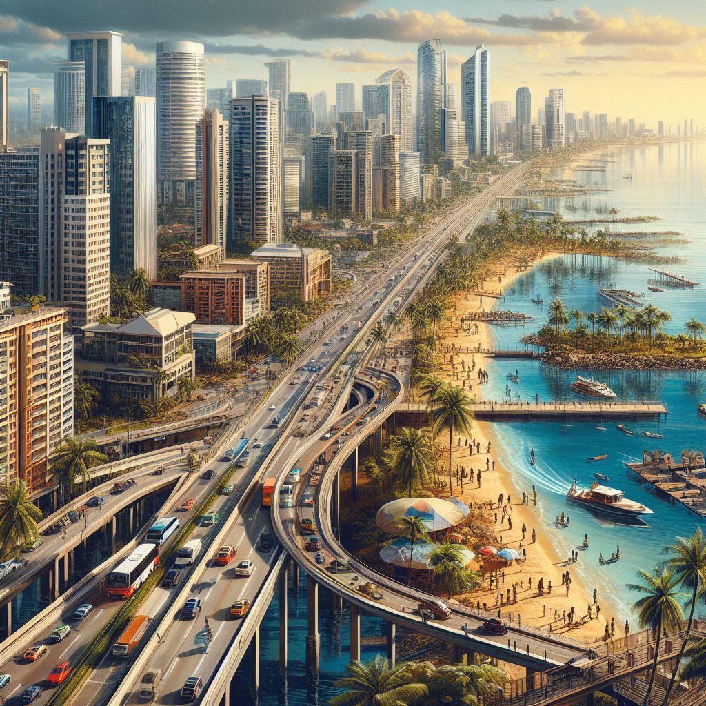 digostwit's tweet image. Le futur de Libreville Comme ça fait par l'IA