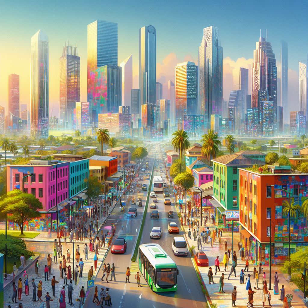 digostwit's tweet image. Le futur de Libreville Comme ça fait par l'IA