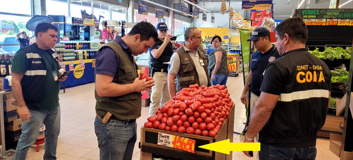 Sarsergeidaniel's tweet photo. Escándalo en el grupo Vierci.🥲
Fueron incautadas 400k de tomates de "contrabando" y en la tentativa de lavarse las manos, quedó en evidencia el asalto que le hacían a sus clientes!
Compraban a menos de 5.700gs. y vendían a 15.000gs.
Es un ROBO...Las autoridades deben intervenir! https://t.co/a4319oJjZF