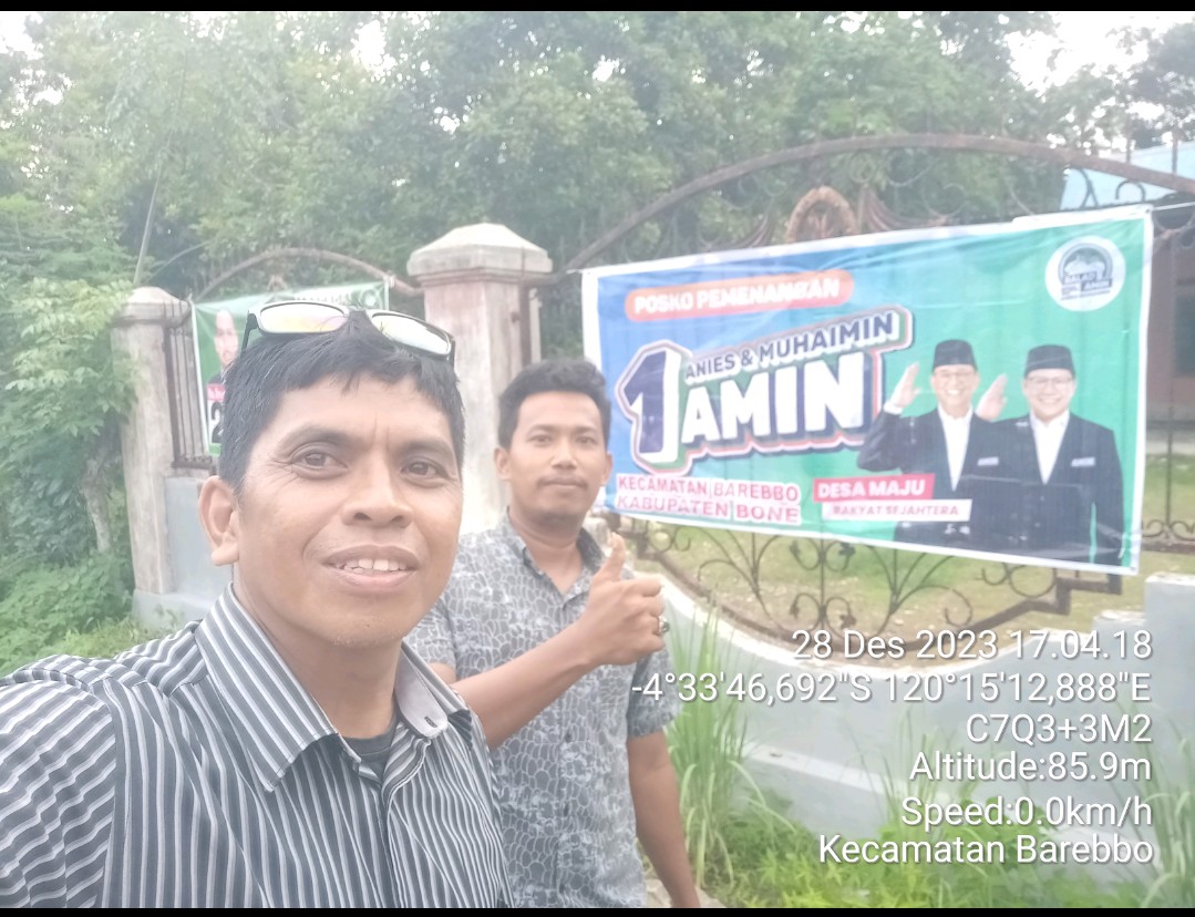 AnakDesa107's tweet photo. Posko Balad AMIN di Kecamatan Barebbo @Baladamin_BRB Kab. Bone @AhmadBone4 Provinsi Sulsel @BaladaminSulsel Siap menangkan AMIN di Sulsel.
@aniesbaswedan @cakimiNOW
@zainul_munas
#baladamin #AMINAjaDulu #AniesMuhaimin2024 #posko https://t.co/STnD1WTGzH