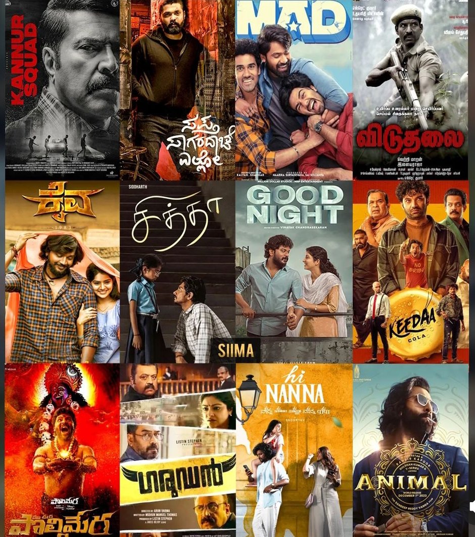 #SIIMA most anticipated/viewed 2023 #Kannada movies.
#Kranti
#GurudevHoysala 
#ShivajiSuratkal 
#HHB 
#KousalyaSuprajaRaama 
#SSE 
#Kaiva 
#Kaatera 
( #Ghost, #HondisiBareyiri, #DDM are missing)