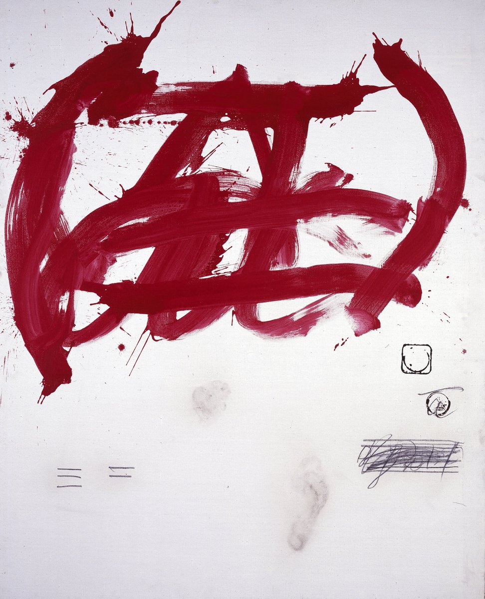 🚩 La @fundaciotapies  presenta l’exposició “Tàpies. L’empremta del zen”, coincidint amb la celebració del centenari del naixement de l’artista.

Descobreix-la amb el teu 👉 articketbcn.org

ANTONI TÀPIES
Cal·ligrafia vermella, 1979
© Comissió Tàpies / Vegap