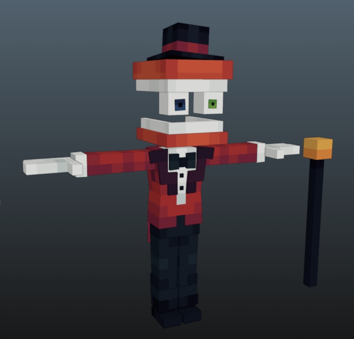 _animator27's tweet photo. Caine from TADC !! https://t.co/HPEj1WCZvk