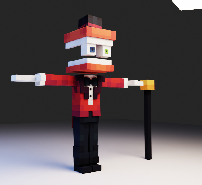 _animator27's tweet photo. Caine from TADC !! https://t.co/HPEj1WCZvk