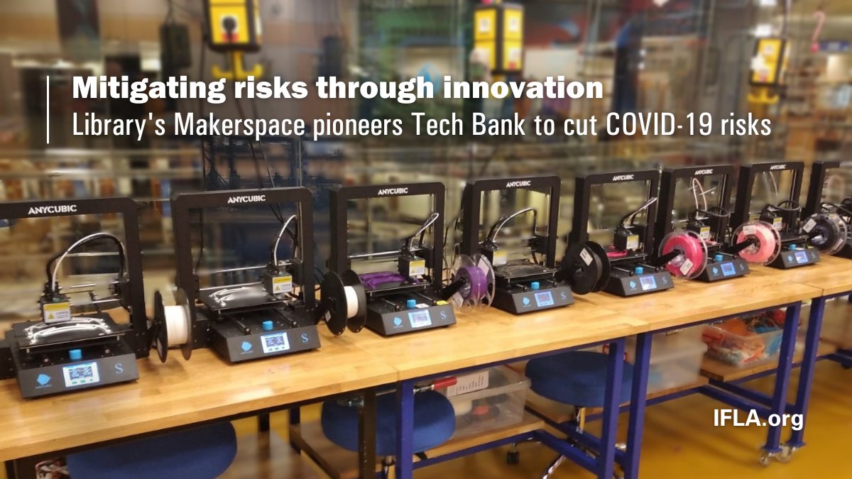 IFLA's tweet image. A new @IFLA_LibraryMap story from #Türkiye: learn how Sabanci University Information Centre Collaboration Space operationalised their technology bank ⚙️ to reduce health risks during the #COVID-19 pandemic

Read the full story bit.ly/3MYjaEL

#WorldLibraryMap @subilmer