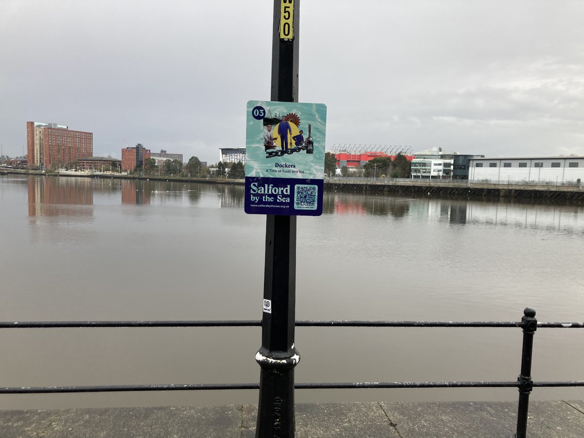 Come and explore the people, places, and stories behind the Salford Quays with the Salford by the Sea Heritage Trail 🗺️  look out for trail signs. Each sign has a QR code to access stories, images, and fascinating facts about the area on your phone📱

orlo.uk/1sE6k