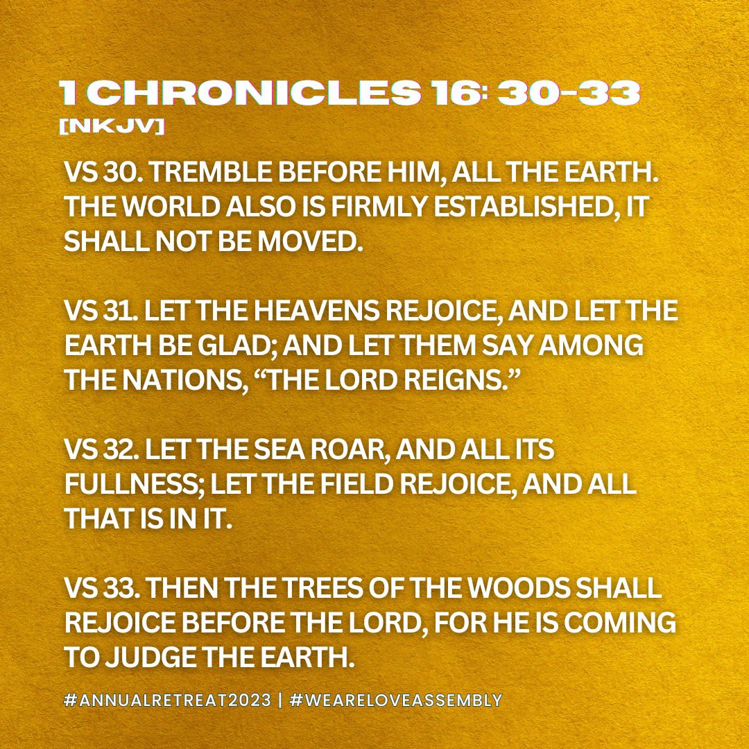 LoveAssembly's tweet image. DAY 9 - Annual Retreat 2023