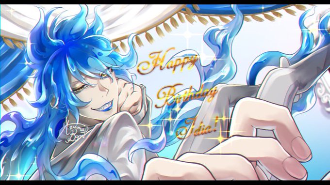 「blue fire very long hair」 illustration images(Latest)