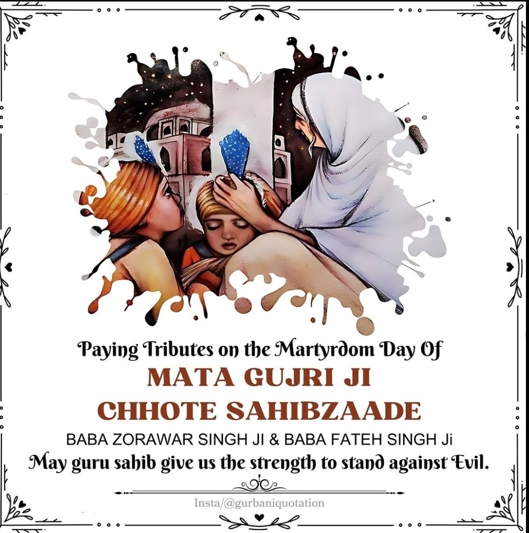 Waheguru ji da Khalsa waheguru ji di fateh ☬🙏

#ChoteSahibzaade
#MataGujriJi