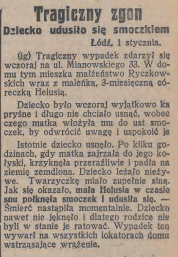 Wiadomosci_'s tweet photo. #1stycznia 1934. 90 lat temu gazety pisały: #Łódź - tragedia dziecka, #Poznań - co się stało z 17-letnią urzędniczką, #Uniontown #Pensylwania - miliarder umarł z głodu? https://t.co/Y9lghCccil