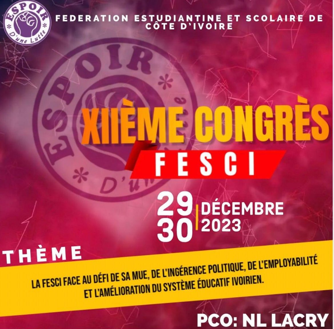 F.E.S.C.I officiel (@fescitoujours) on Twitter photo 
