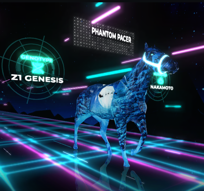 The sire of Spectral Pacer decided that the skin looks better on him :P