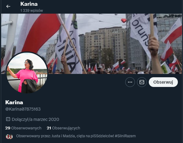 anusiek73's tweet photo. Hallo, twitteru, stary temat wraca 😉
Atencjuszka i podstępna Karinka.
Daje fallow, po czym zabiera 😉
Sprawdźcie sobie, czy jeszcze macie fallow, bo byc może już nie @Justa_poz @LadyMeggi13 🙃
To drugie konto Karinki, która chce mieć trylion fallowersów, sama nie obserwując nikogo. Polecam do odfallowania 😉
👇👇👇
@Karina07875163
