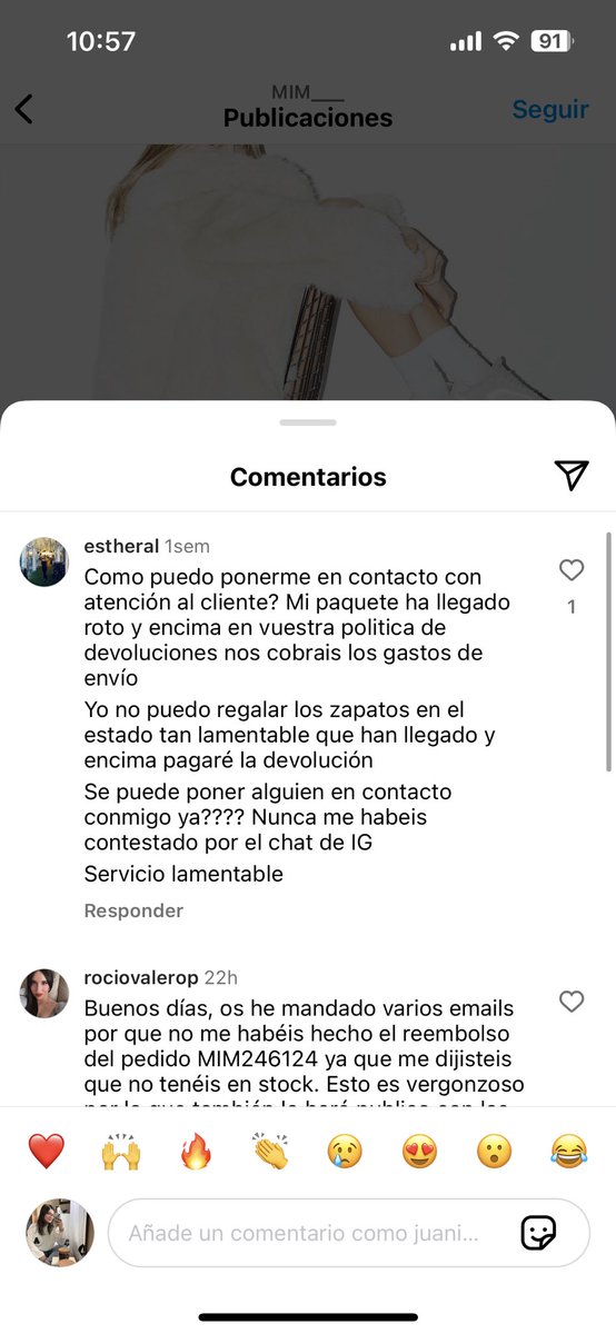 juanitazc111's tweet photo. Vengo a denunciar públicamente a la marca de zapatos MiM.

Me regalaron unos zapatos con una tara, hemos intentado contactar con ellos por todos los medios y pasan de nuestras caras. Al parecer no soy a la única que le pasa.

🔥🔥Agradecería RT para que nadie más compre aquí 😅🥲 https://t.co/lv1mFhnRqp