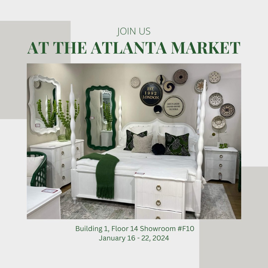 thebrambleco's tweet photo. Come and see our showstopping new introductions and take advantage of our free freight special.

#bramblefurniture #brambleco #stevenshell #atlantamarket #atlanta #wholesale #homedecor #interiordesign #AmericasMart https://t.co/L2OziH3pU1