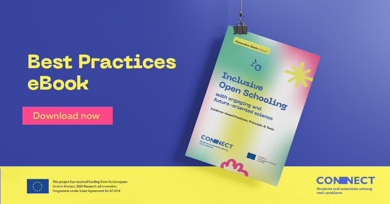 connecth2020's tweet photo. 🎁 We have an early holiday gift for educators, students, and knowledge enthusiasts!

📘 Get our eBook of the best practices in #STEAMeducation and learn face-to-face and remote tools to nurture problem-solving skills.

💾 Download now: https://t.co/9hU77MBAvE