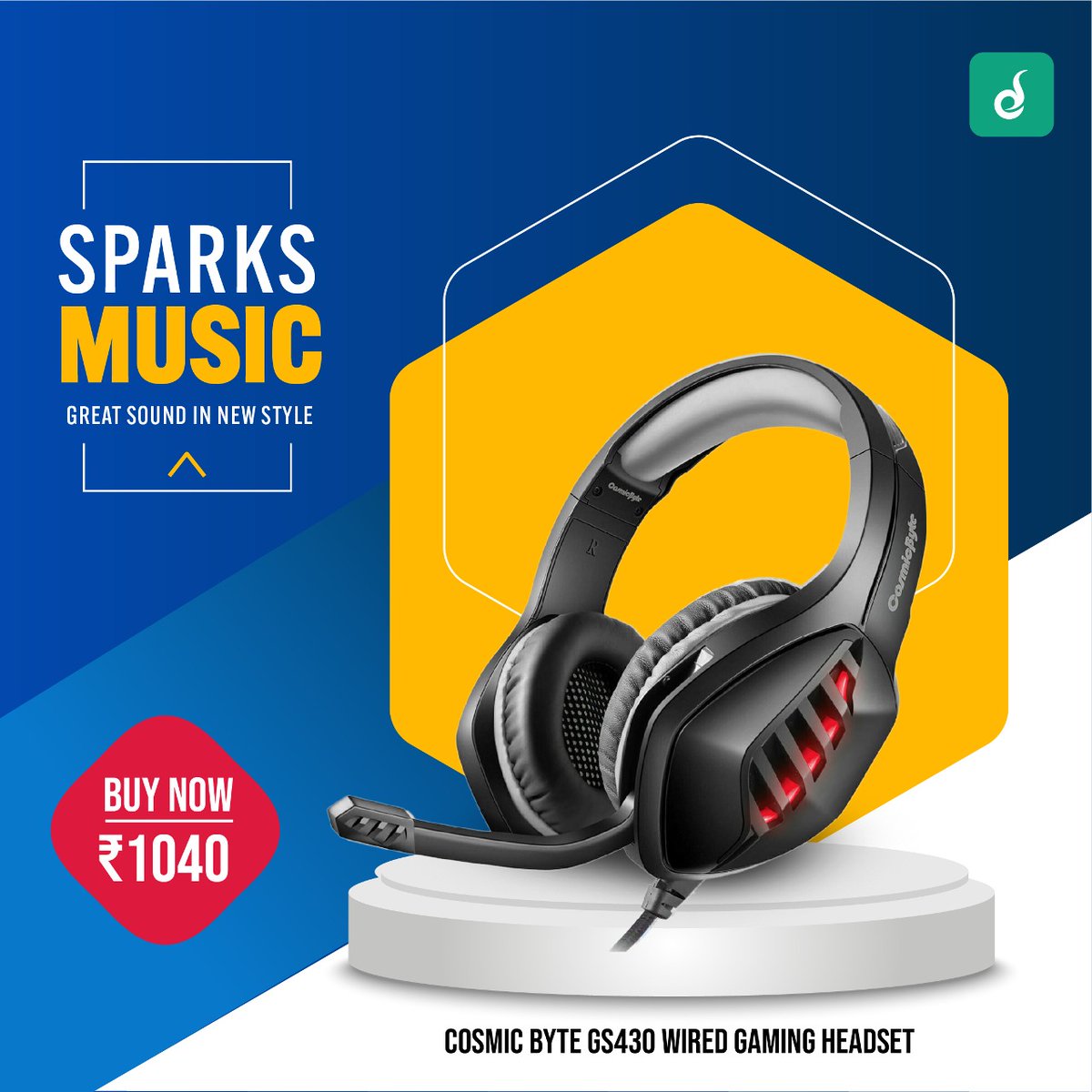 Dikazo_Official's tweet image. Game like never before! 🕹️✨ Explore the magic of Dikazo's Cosmic Byte GS430 Headset and take your gaming to another level.Order now by clicking here
🔗dikazo.com/product/cosmic…
#CosmicGaming #GameTribe #ViralGaming #GameOn #GamingEssentials #EpicAudio  #TechInnovation #DikazoMagic