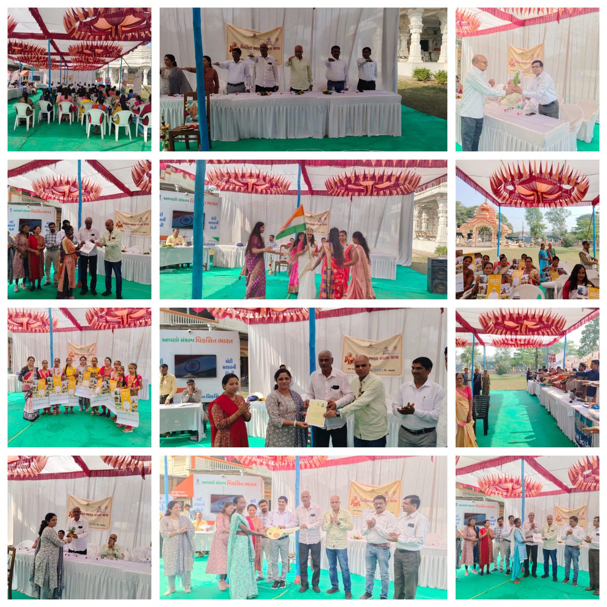 આજ રોજ વલસાડ તાલુકાના પારનેરા તથા પારડીપારનેરા ચીચવાડા ગામમાં #VikasitBharatSankalpYatra અંતર્ગત રાજ્ય સરકાર અને ભારત સરકારની વિવિધ કલ્યાણકારી યોજનાઓના લાભ આપવાના હેતુથી વિવિધ કેમ્પના આયોજન કરવામાં આવ્યા. #HamaraSankalpViksitBharat
<a href="/DDO_VALSAD/">DDO Valsad</a>
<a href="/VBSY_GUJARAT/">Viksit Bharat Sankalp Yatra</a>
<a href="/InfoGujarat/">Gujarat Information</a>
<a href="/CMOGuj/">CMO Gujarat</a>